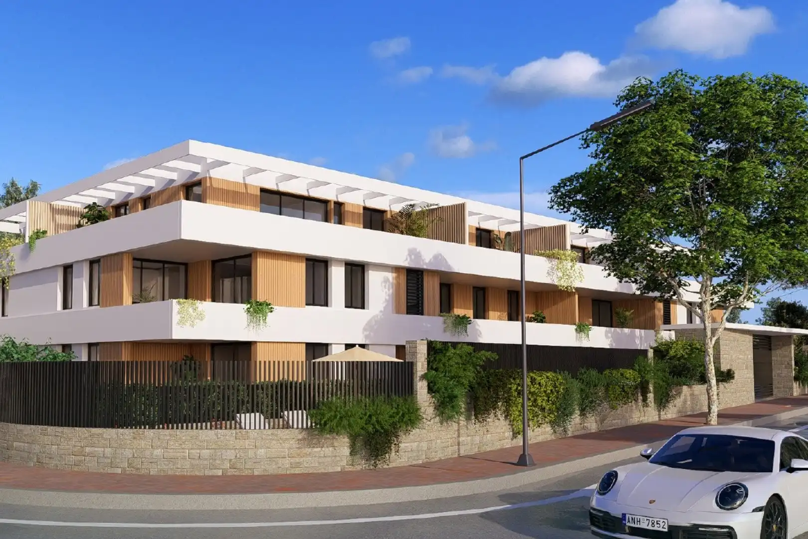 Außenansicht von Dachboden zum Verkauf in Jávea / Xàbia mit Klimaanlage, Heizung und Privatgarten