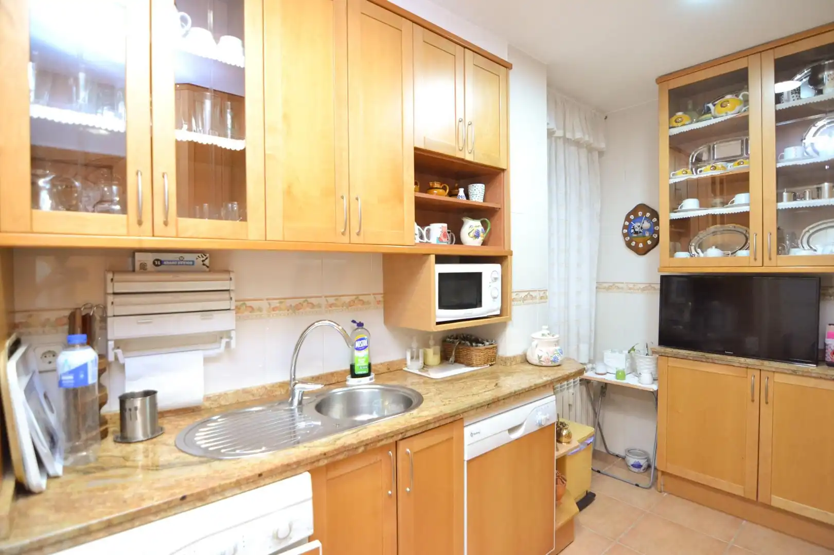 Küche von Wohnung zum Verkauf in Madrid mit Heizung und Parkett