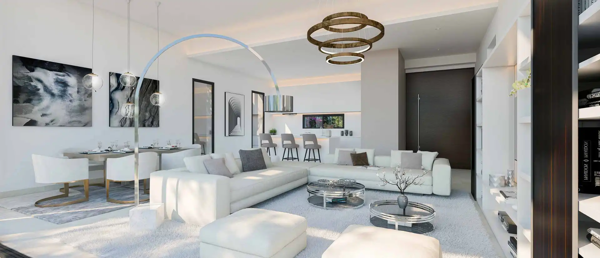 Sala d'estar de Casa o xalet en venda en Benahavís amb Aire condicionat, Jardí privat i Terrassa