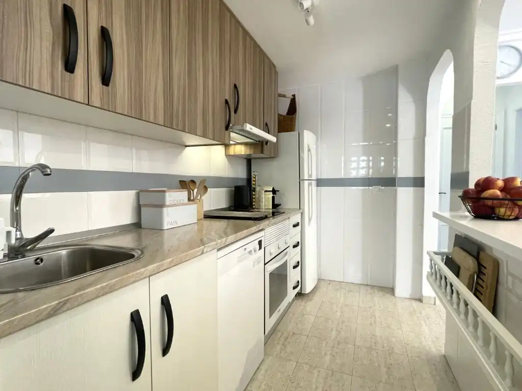Cocina de Apartamento en venta en Vera con Aire acondicionado, Terraza y Amueblado