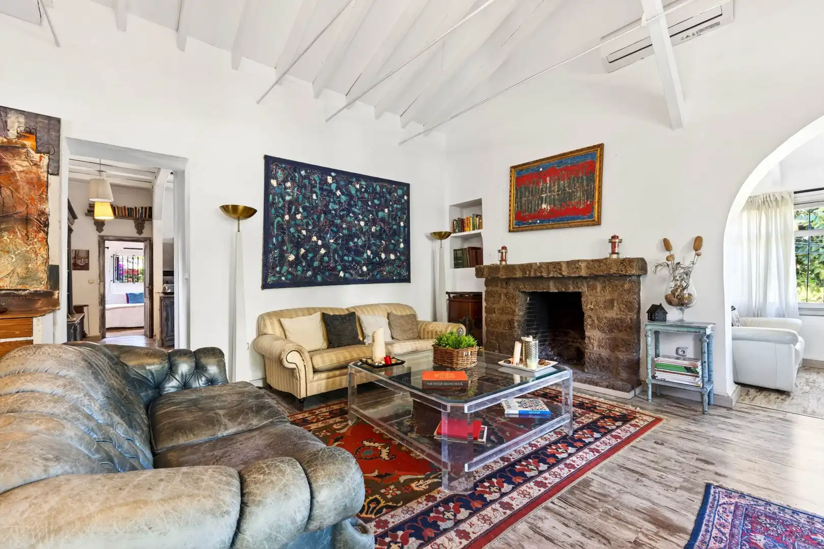 Living room of Houses for sale in Torremolinos  with Air Conditioner, Private garden and Terrace