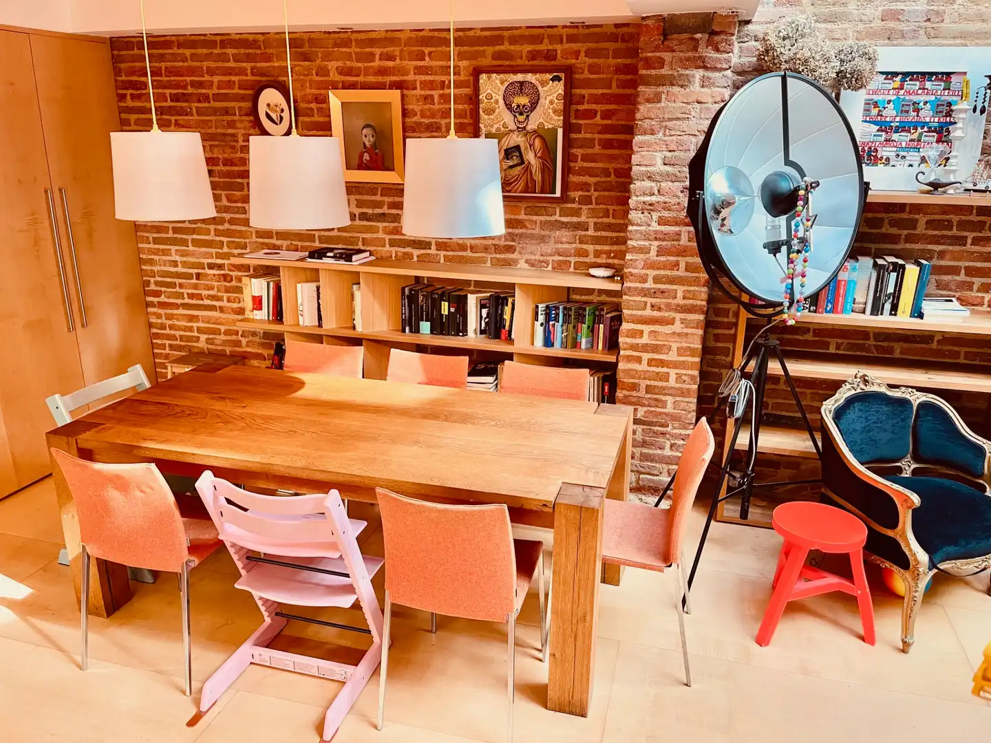 Esszimmer von Maisonette zur Miete in Madrid mit Klimaanlage, Heizung und Möbliert