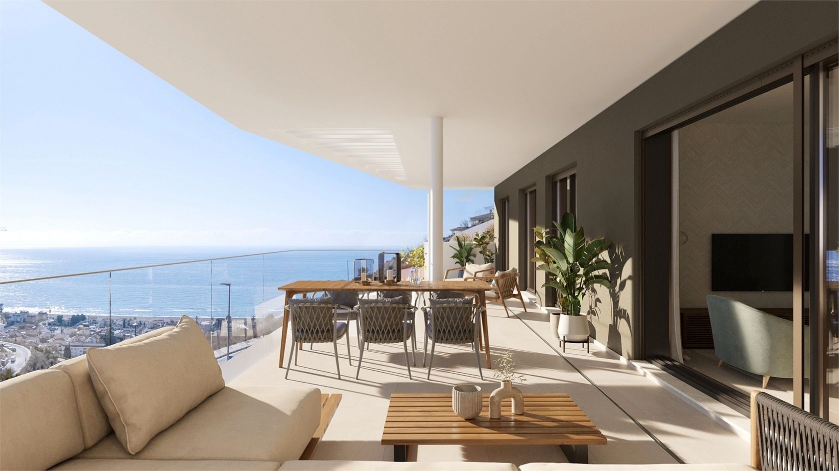 Terrace of Apartment for sale in Rincón de la Victoria  with Terrace, Storage room and Community pool