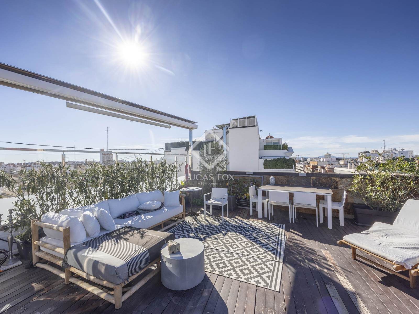 Terrassa de Àtic en venda en Valencia del Ventoso amb Aire condicionat, Terrassa i Balcó