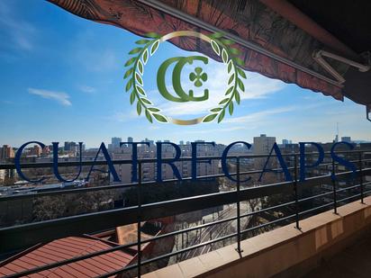 Terrace of Flat for sale in  Barcelona Capital  with Heating, Parquet flooring and Furnished