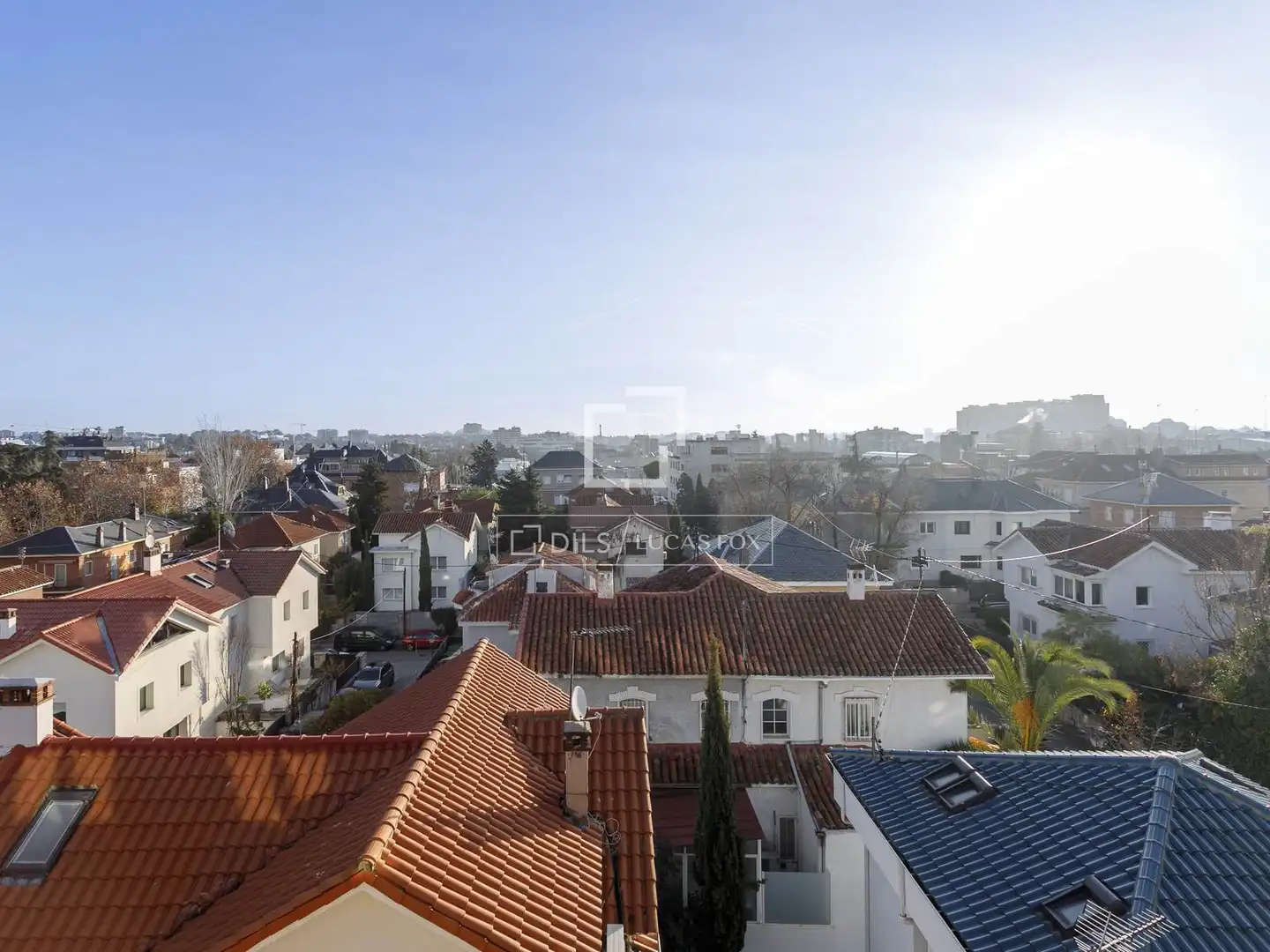 Exterior view of Attic for rent in Madrid  with Air Conditioner, Heating and Private garden