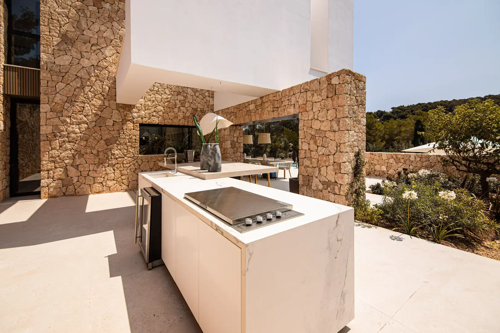 Cuina de Casa o xalet en venda en Santa Eulària des Riu amb Aire condicionat, Calefacció i Terrassa