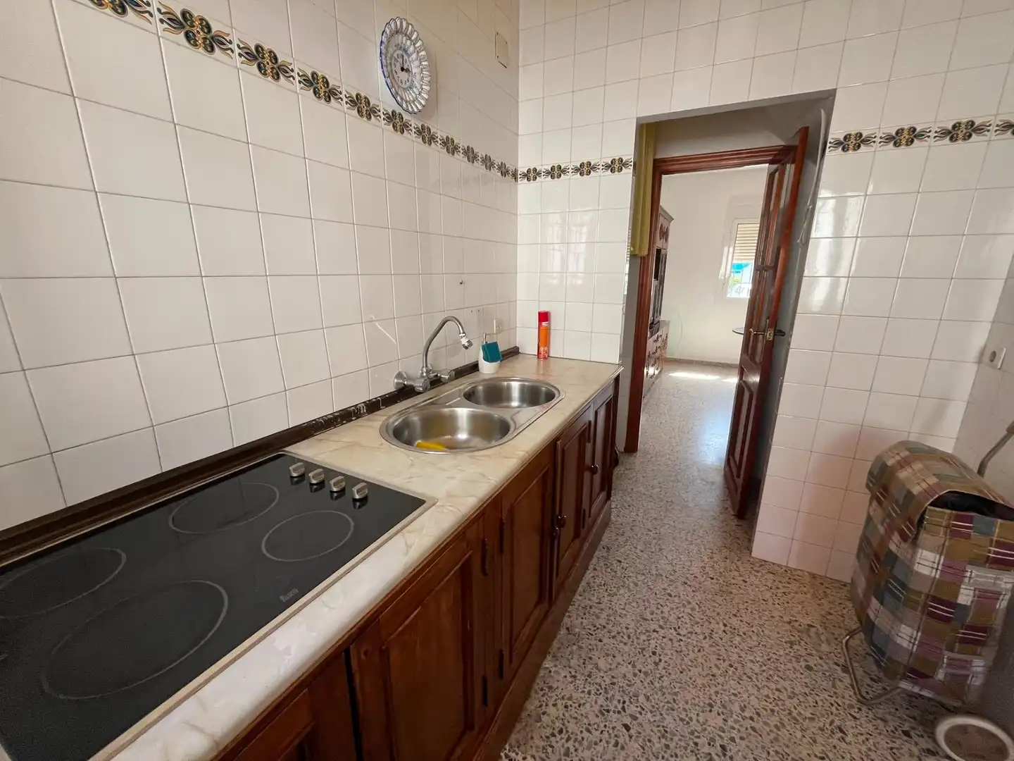Cocina de Casa adosada en venta en Aznalcázar con Aire acondicionado