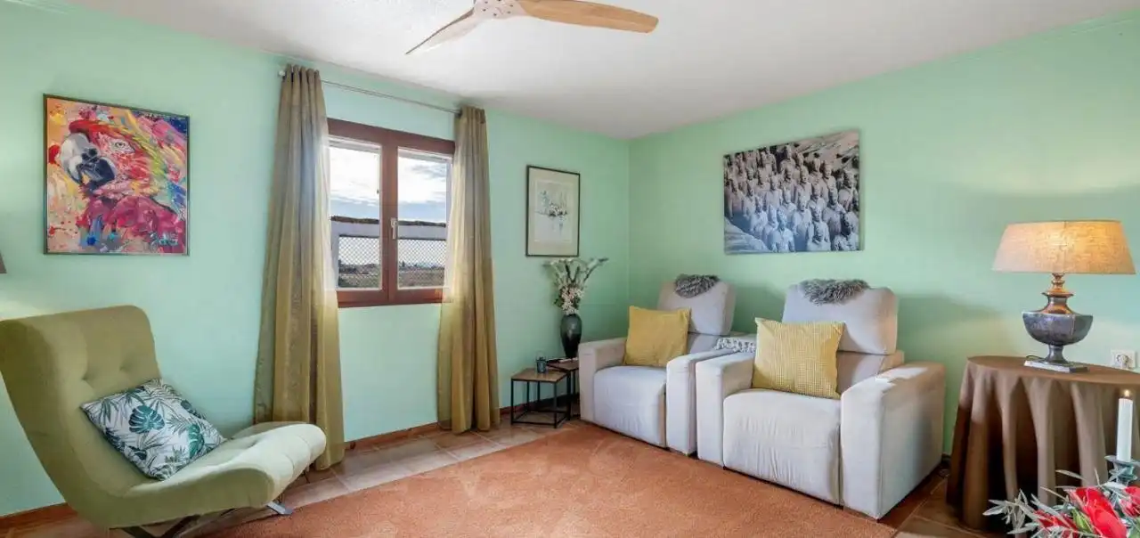 Living room of Houses for sale in Elche / Elx  with Air Conditioner, Private garden and Terrace