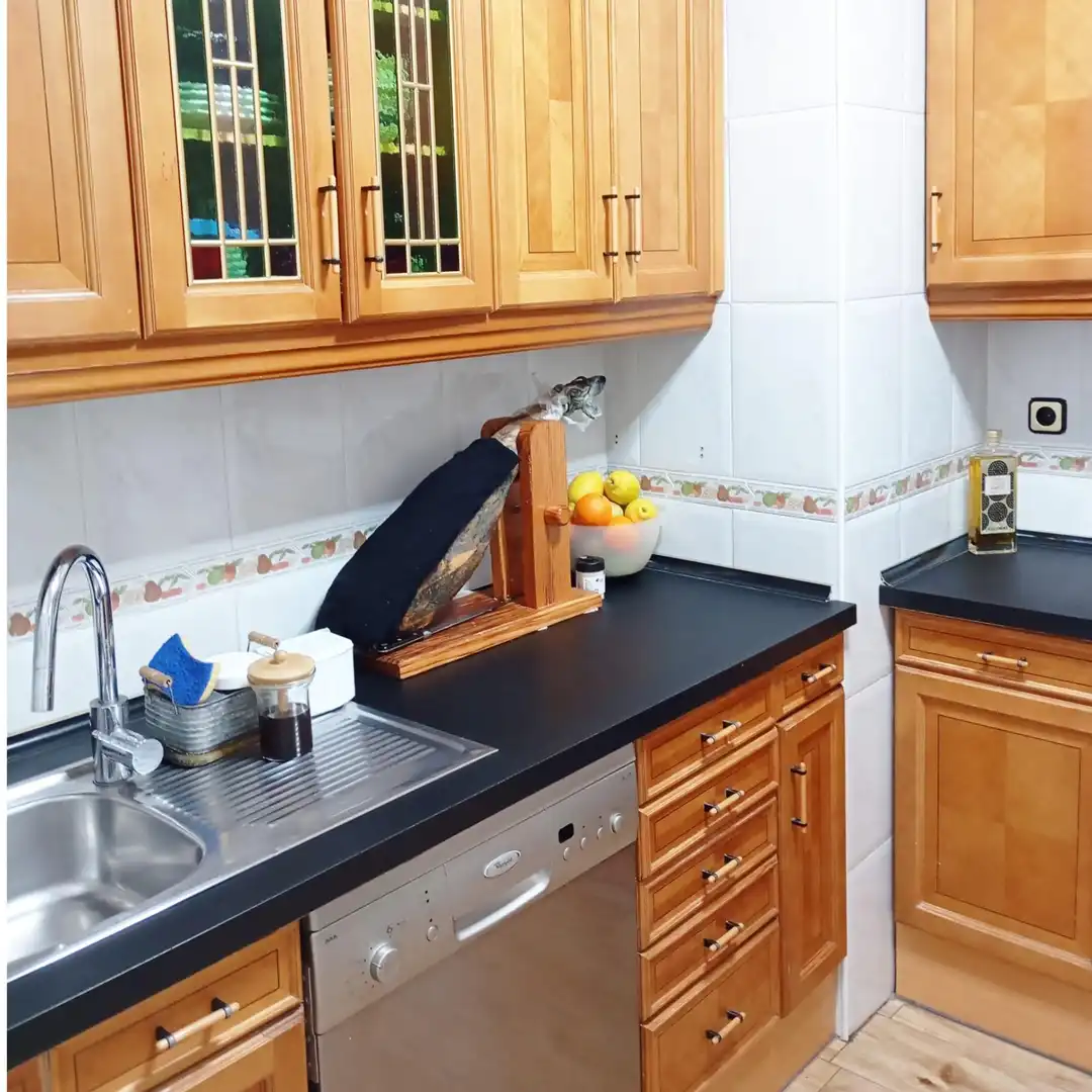 Cocina de Apartamento en venta en Ciempozuelos con Aire acondicionado, Parquet y Terraza