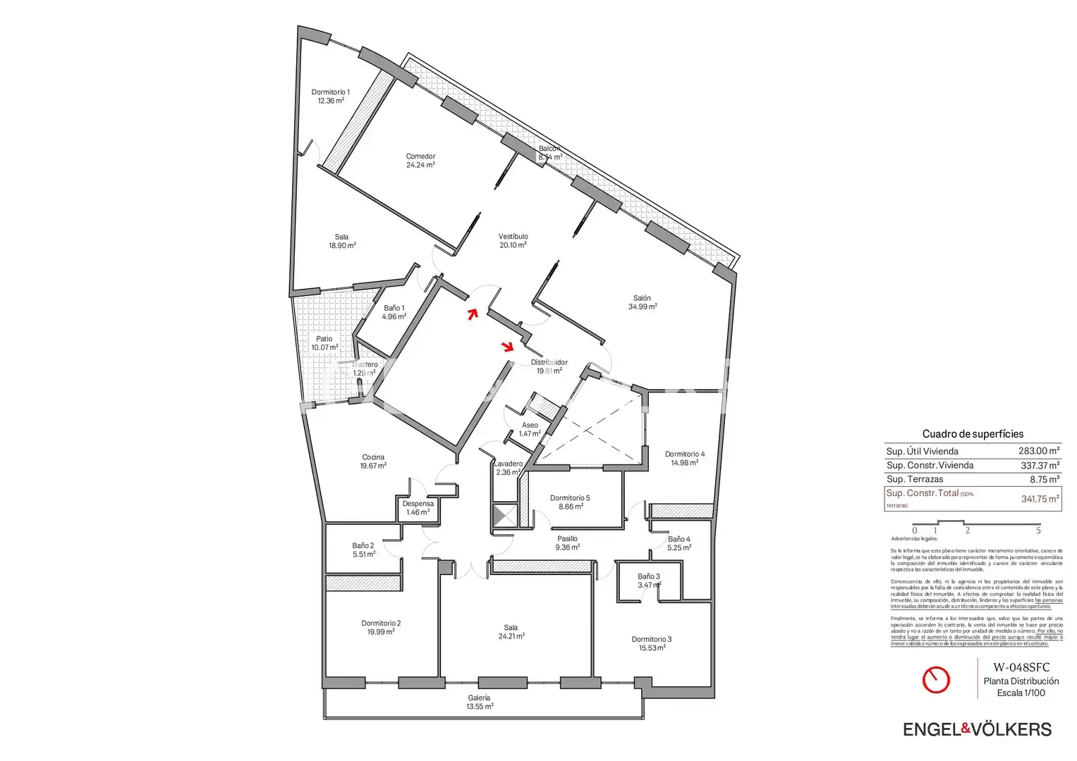 Flat with terrace for sale in Carrer d'Aparisi i Guijarro, imagen 45