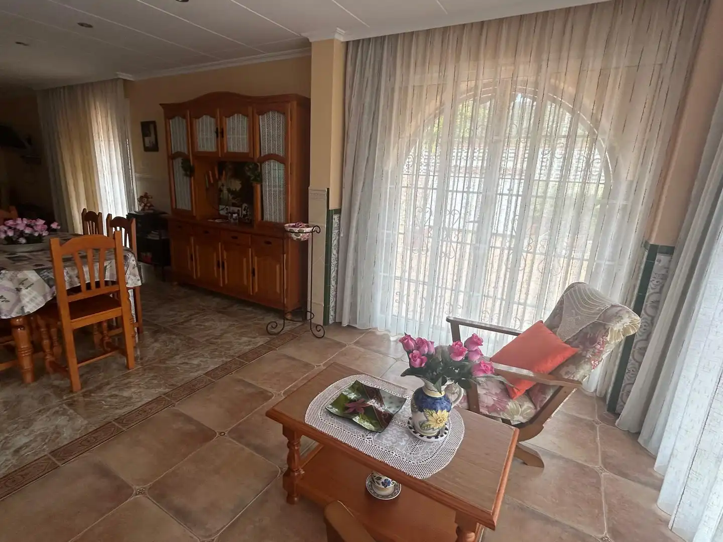 Sala de estar de Casa o chalet en venta en Corbera con Terraza, Amueblado y Horno