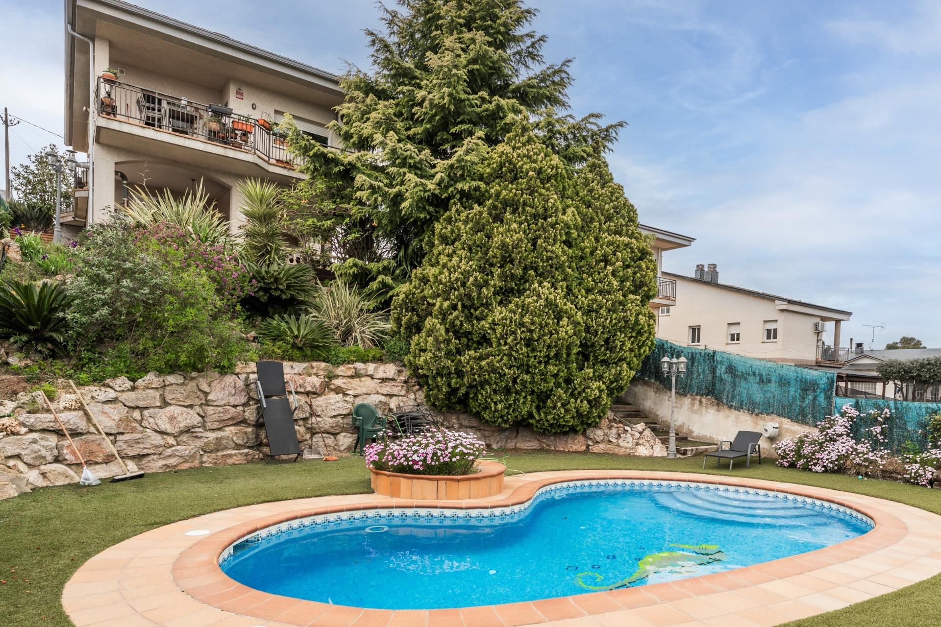 Piscina de Casa o xalet en venda en Lliçà d'Amunt amb Aire condicionat, Calefacció i Jardí privat