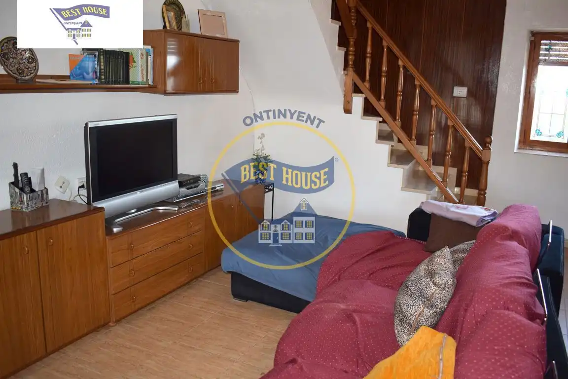 Sala de estar de Casa o chalet en venta en Ontinyent con Aire acondicionado, Jardín privado y Terraza
