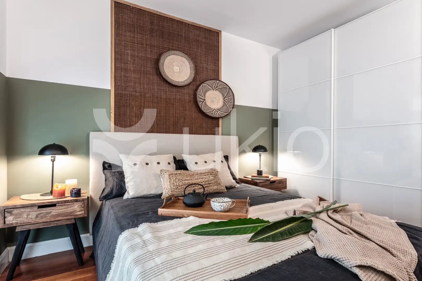 Habitación de Apartamento de alquiler en Madrid con Aire acondicionado, Calefacción y Amueblado