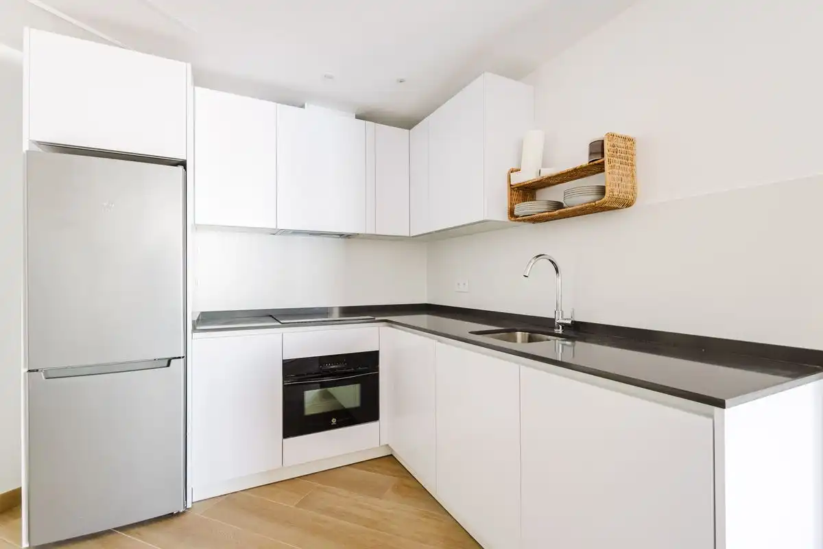 Küche von Maisonette zum Verkauf in Málaga mit Klimaanlage, Heizung und Terrasse