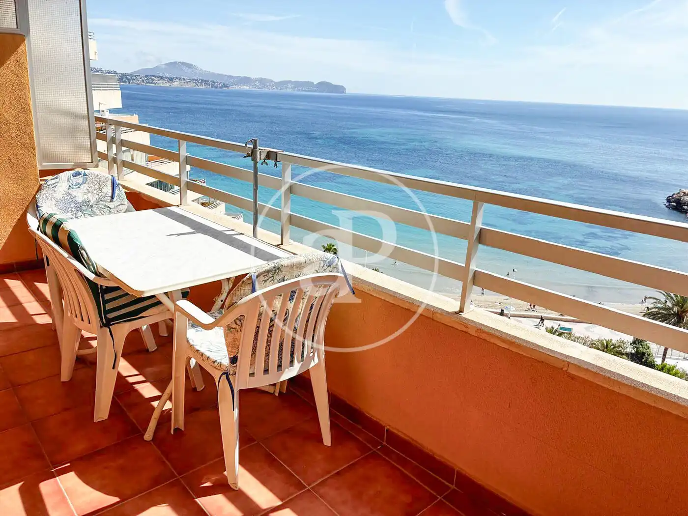 Terrasse von Wohnung zum Verkauf in Calpe / Calp mit Heizung, Privatgarten und Terrasse