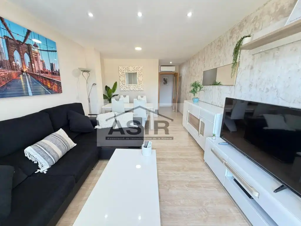 Sala de estar de Piso en venta en Alzira con Terraza