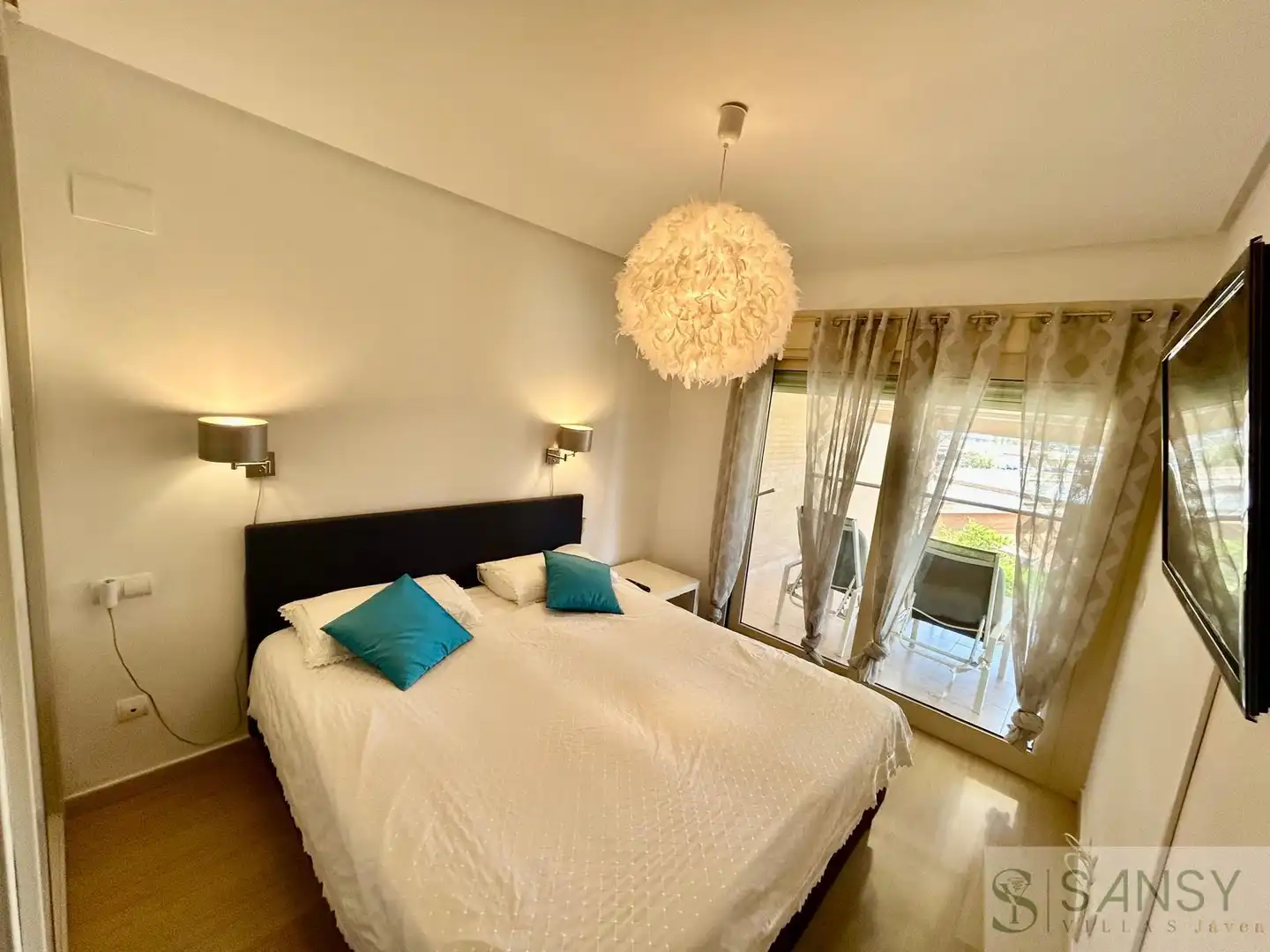 Dormitori de Apartament de lloguer en Jávea / Xàbia amb Aire condicionat, Calefacció i Terrassa