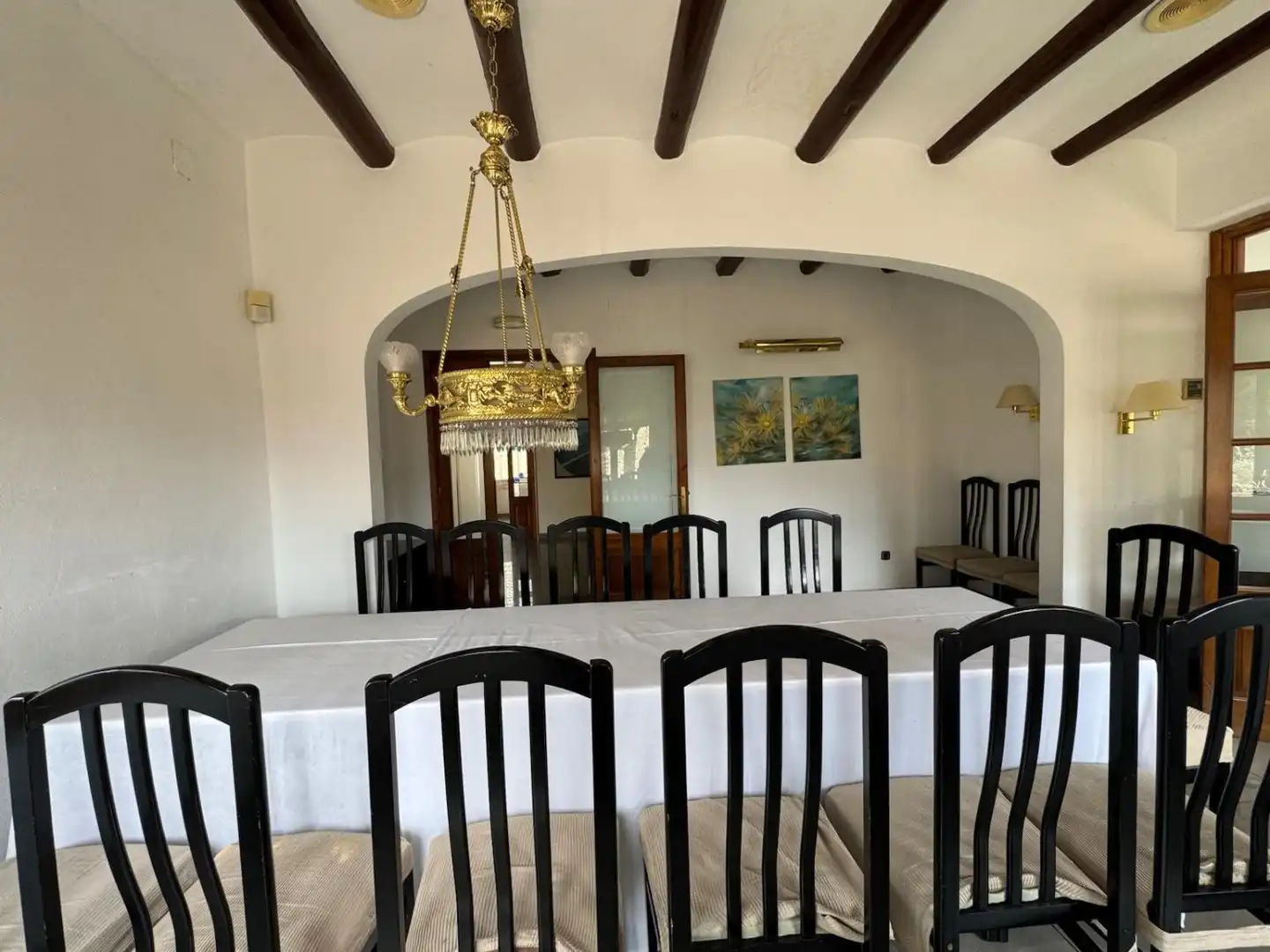 Dining room of Houses for sale in Campins  with Air Conditioner