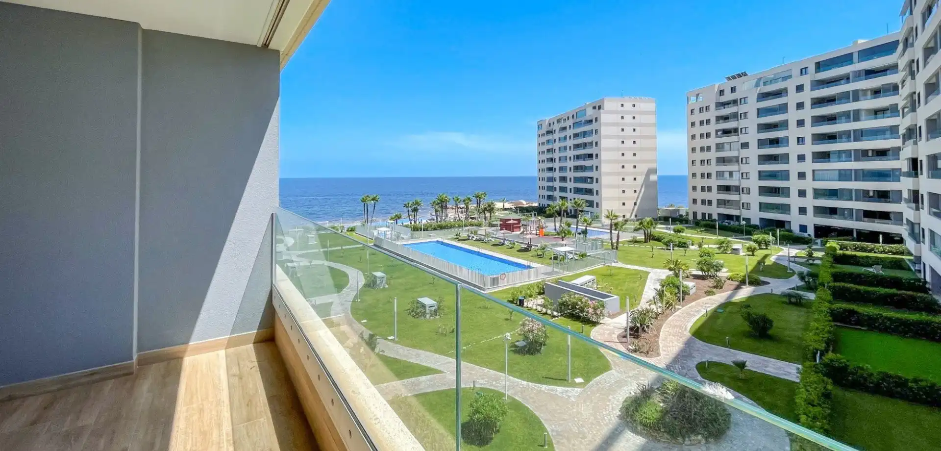 Terraza de Apartamento en venta en Torrevieja con Calefacción, Jardín privado y Terraza