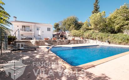 Swimming pool of House or chalet for sale in Caldes de Montbui  with Terrace and Swimming Pool