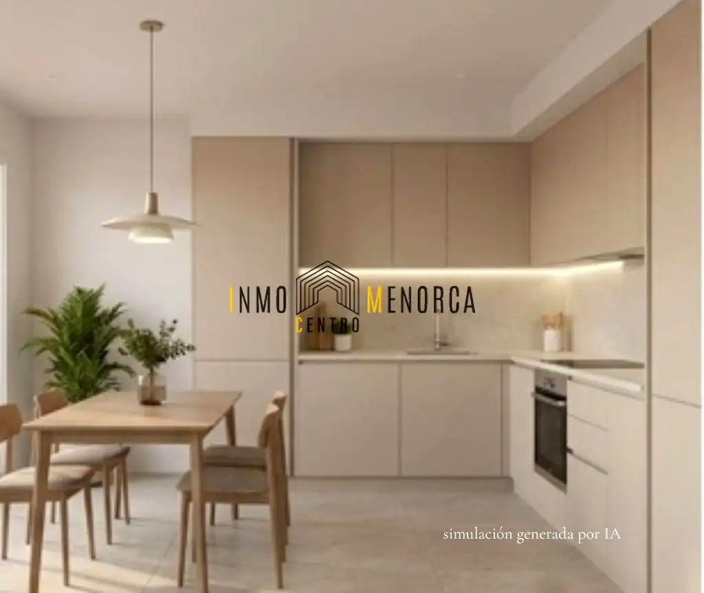 Cuina de Pis en venda en Ciutadella de Menorca amb Aire condicionat i Terrassa