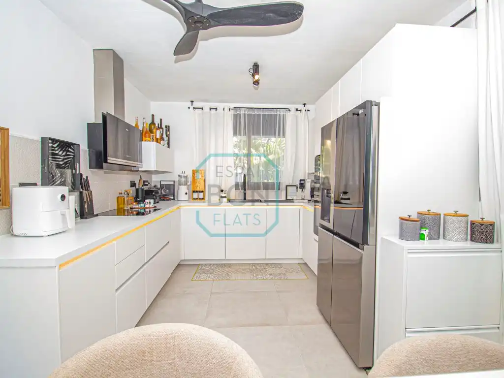 Küche von Haus oder Chalet zum Verkauf in Calafell mit Klimaanlage, Schwimmbad und Balkon