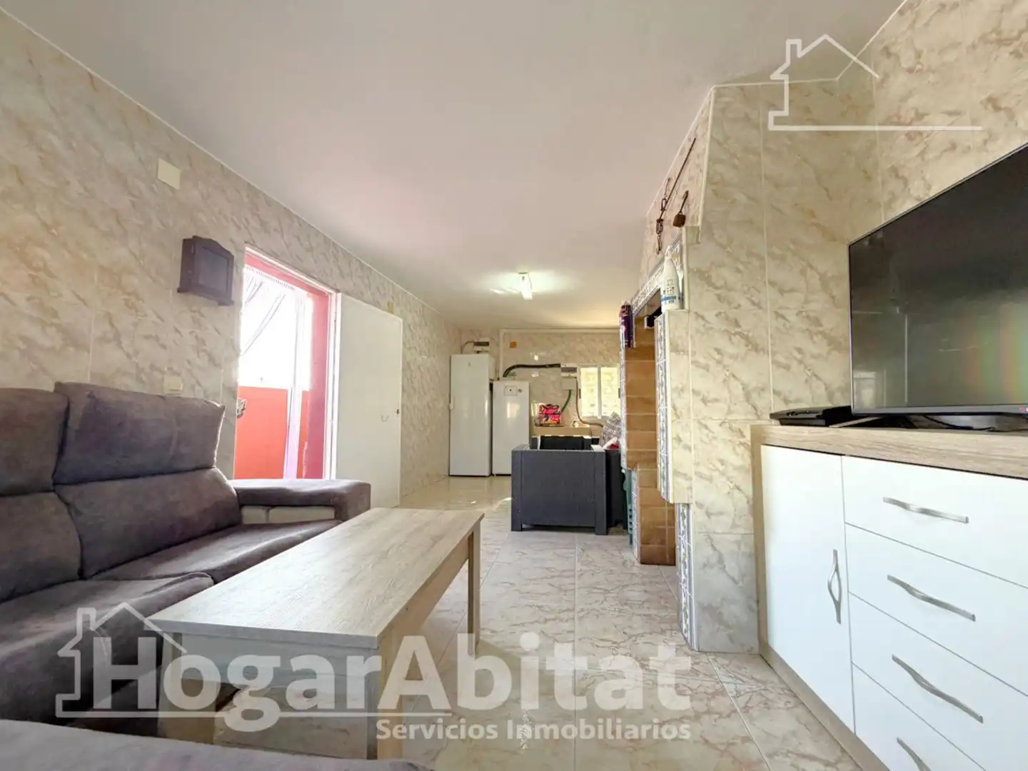 Sala de estar de Casa o chalet en venta en Vilamarxant con Aire acondicionado, Jardín privado y Terraza