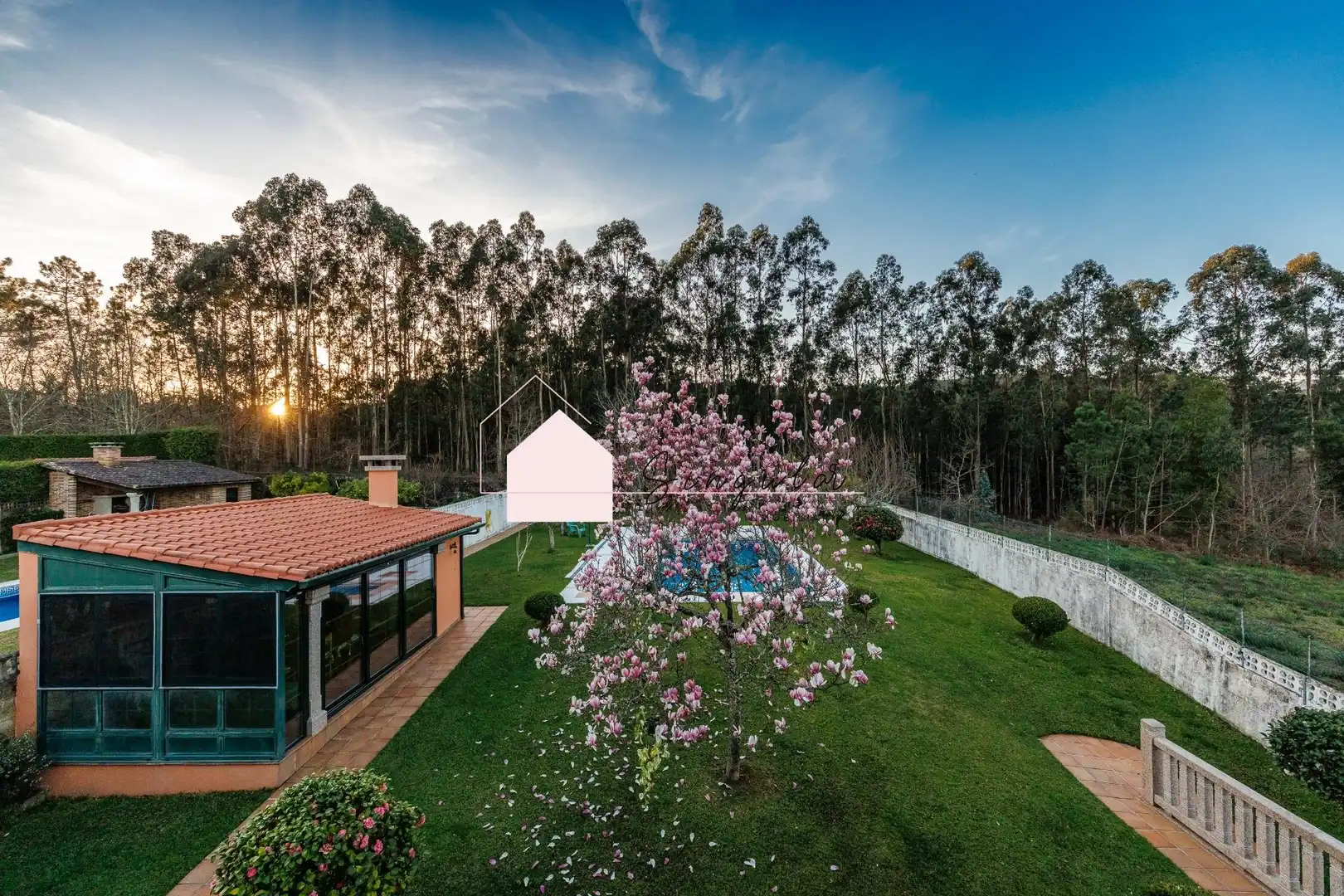 Garten von Haus oder Chalet zum Verkauf in Tui mit Heizung, Abstellraum und Schwimmbad