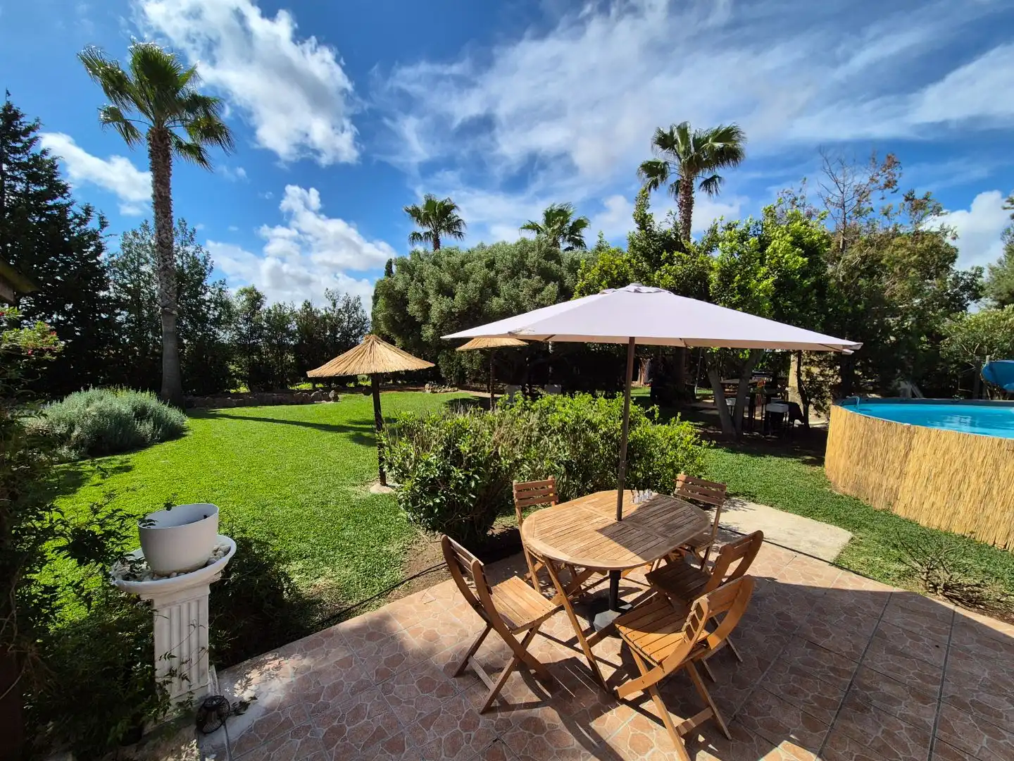 Terrassa de Casa o xalet de lloguer en Sa Pobla amb Calefacció, Jardí privat i Terrassa