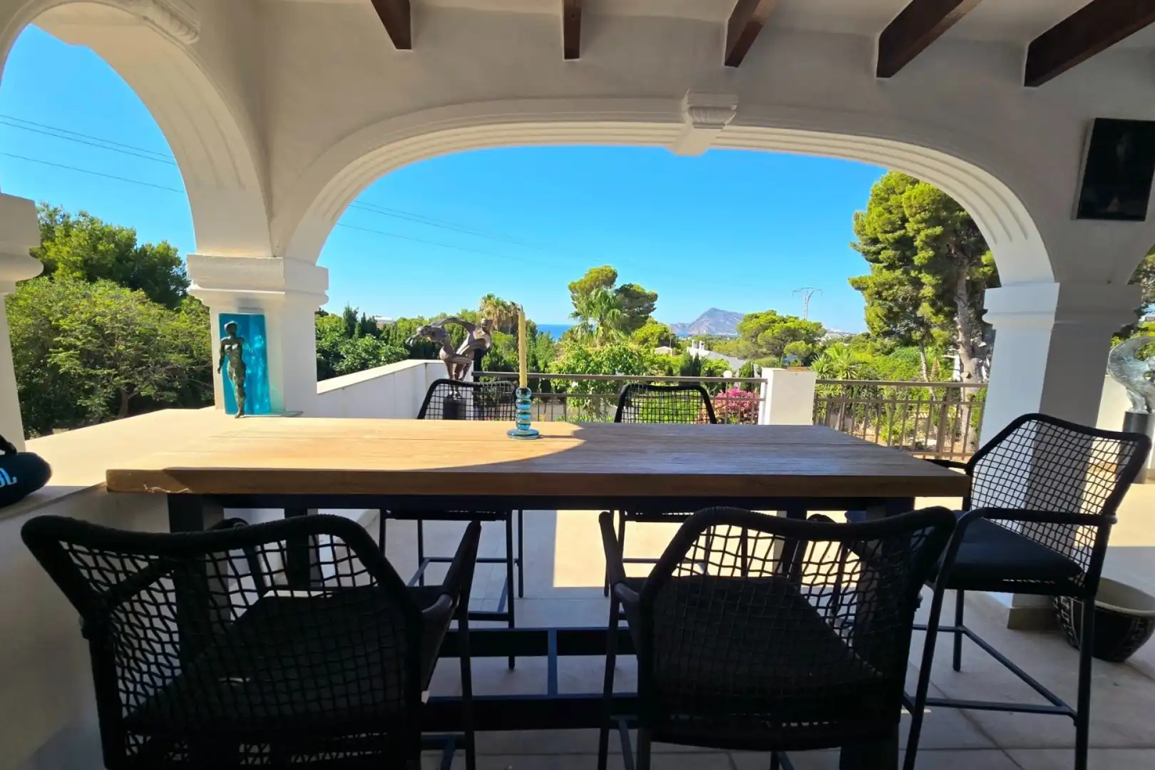 Terraza de Casa o chalet en venta en Altea con Aire acondicionado, Calefacción y Jardín privado