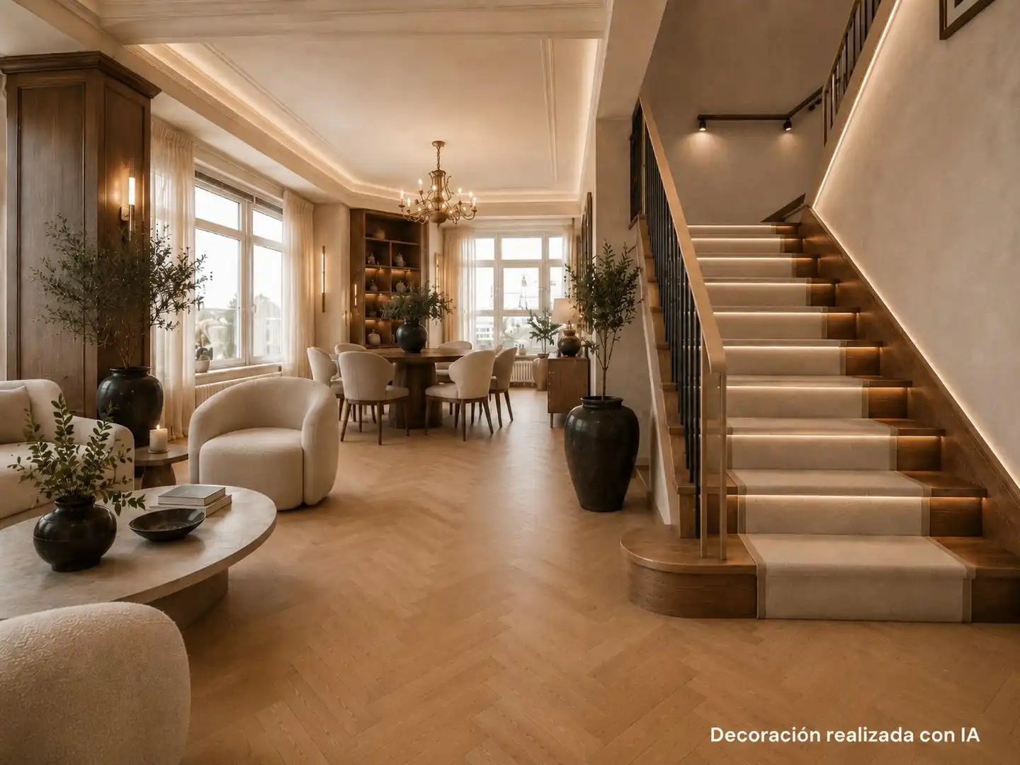 Sala de estar de Dúplex en venta en A Coruña Capital  con Calefacción y Parquet