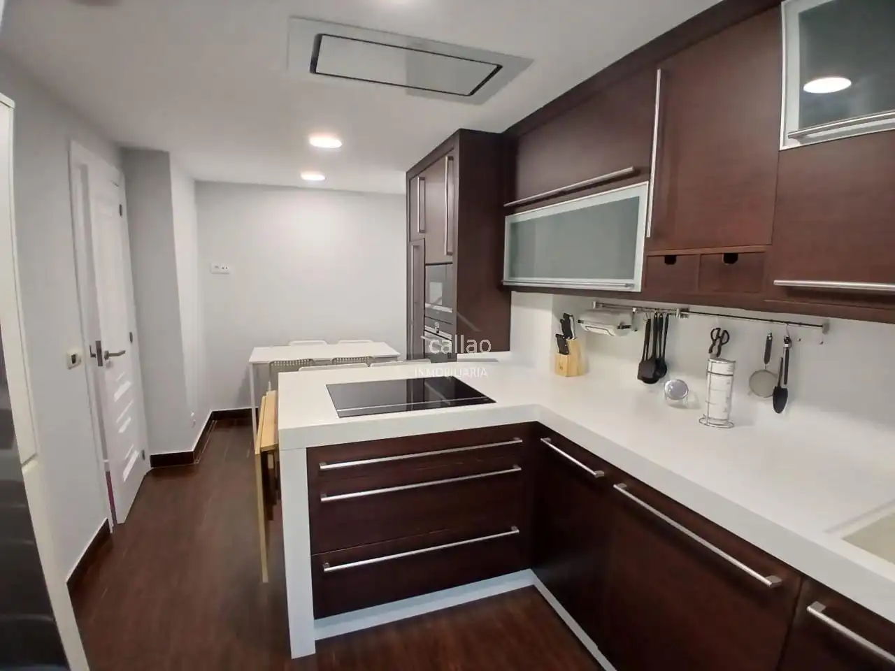 Kitchen of Flat for rent in Ferrol  with Heating, Storage room and Furnished