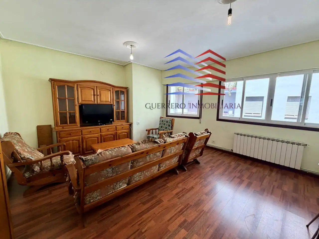 Wohnzimmer von Wohnung zur Miete in Ourense Capital  mit Heizung, Möbliert und Balkon