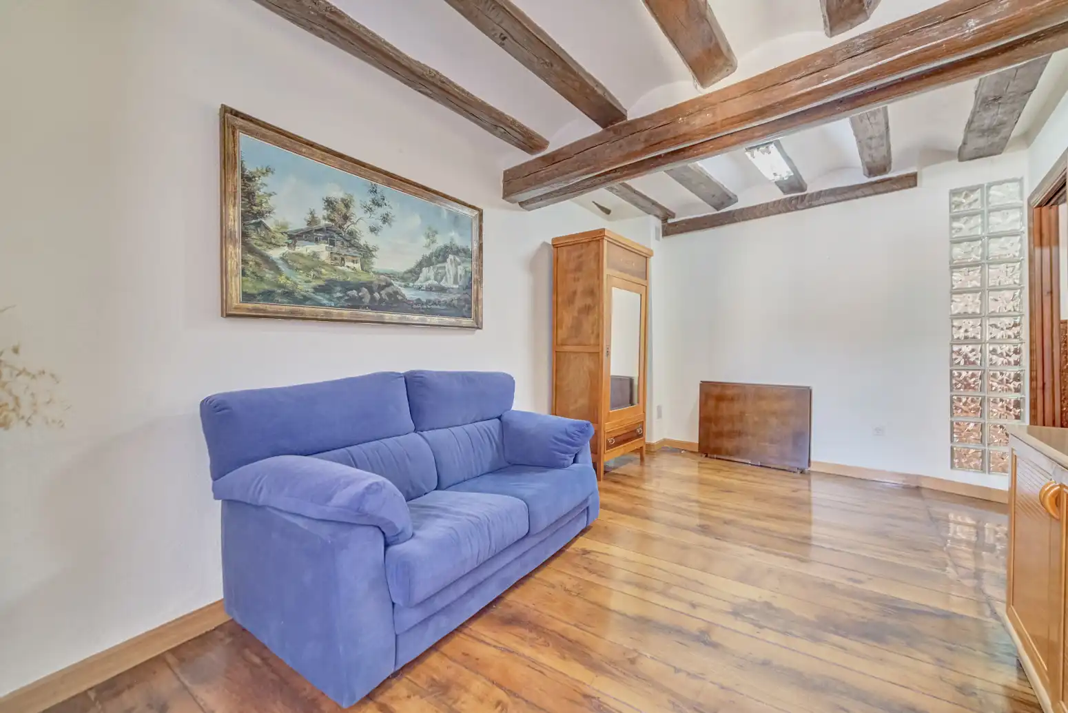 Living room of Detached homes for sale in Liédena  with Heating, Terrace and Storage room