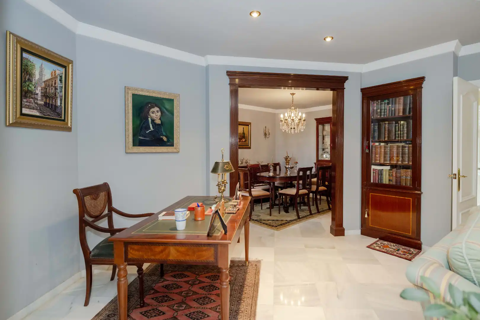 Comedor de Casa o chalet en venta en Málaga con Jardín privado, Terraza y Piscina