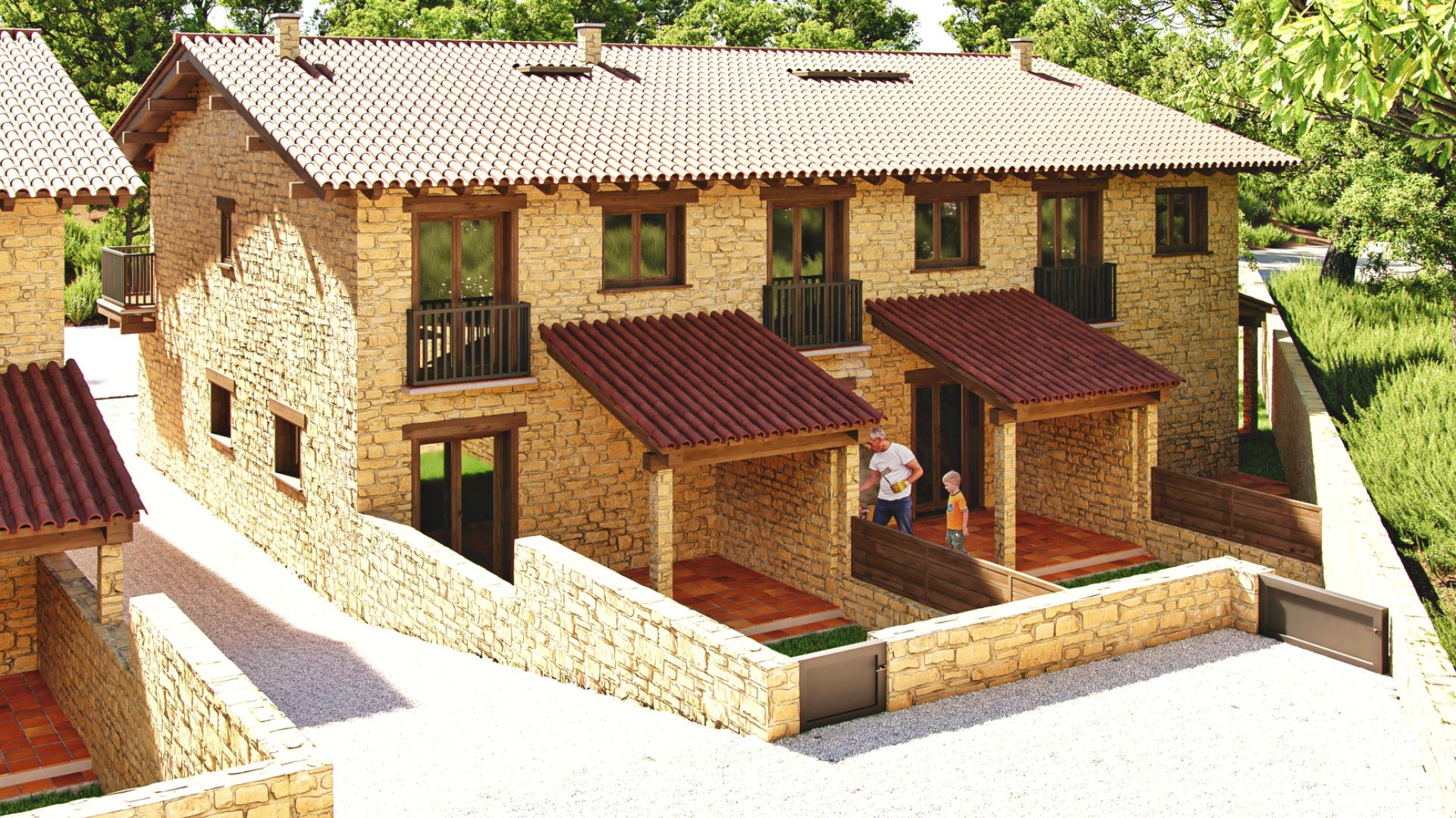 Exterior view of House or chalet for sale in Tavertet  with Air Conditioner, Heating and Private garden