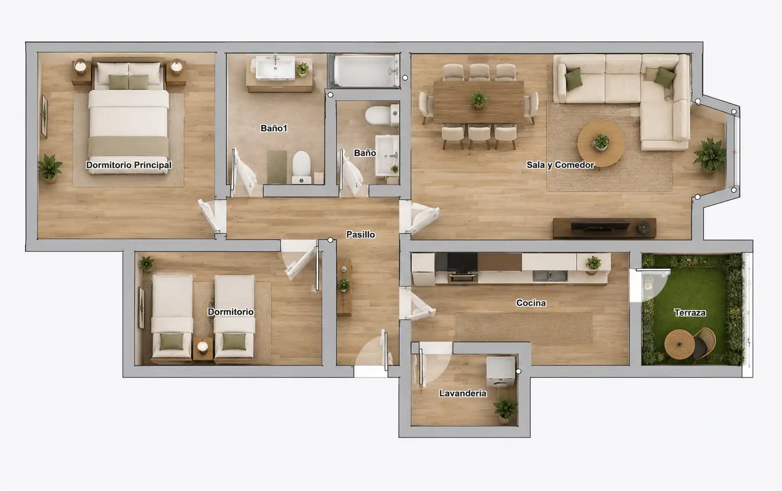 Apartament en venda en Orihuela amb Aire condicionat, Jardí privat i Terrassa
