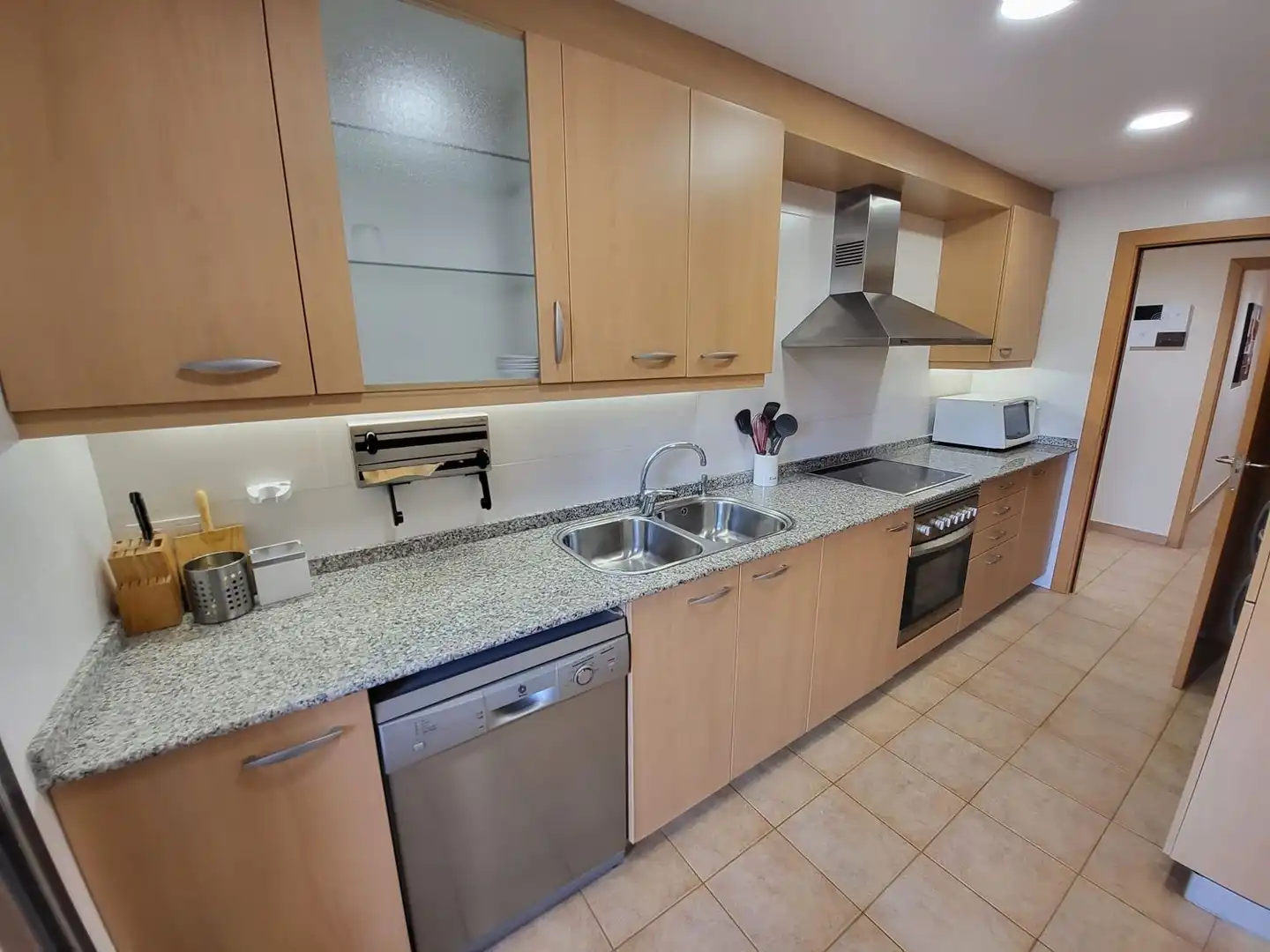 Cocina de Piso en venta en Lloret de Mar con Aire acondicionado, Jardín privado y Terraza
