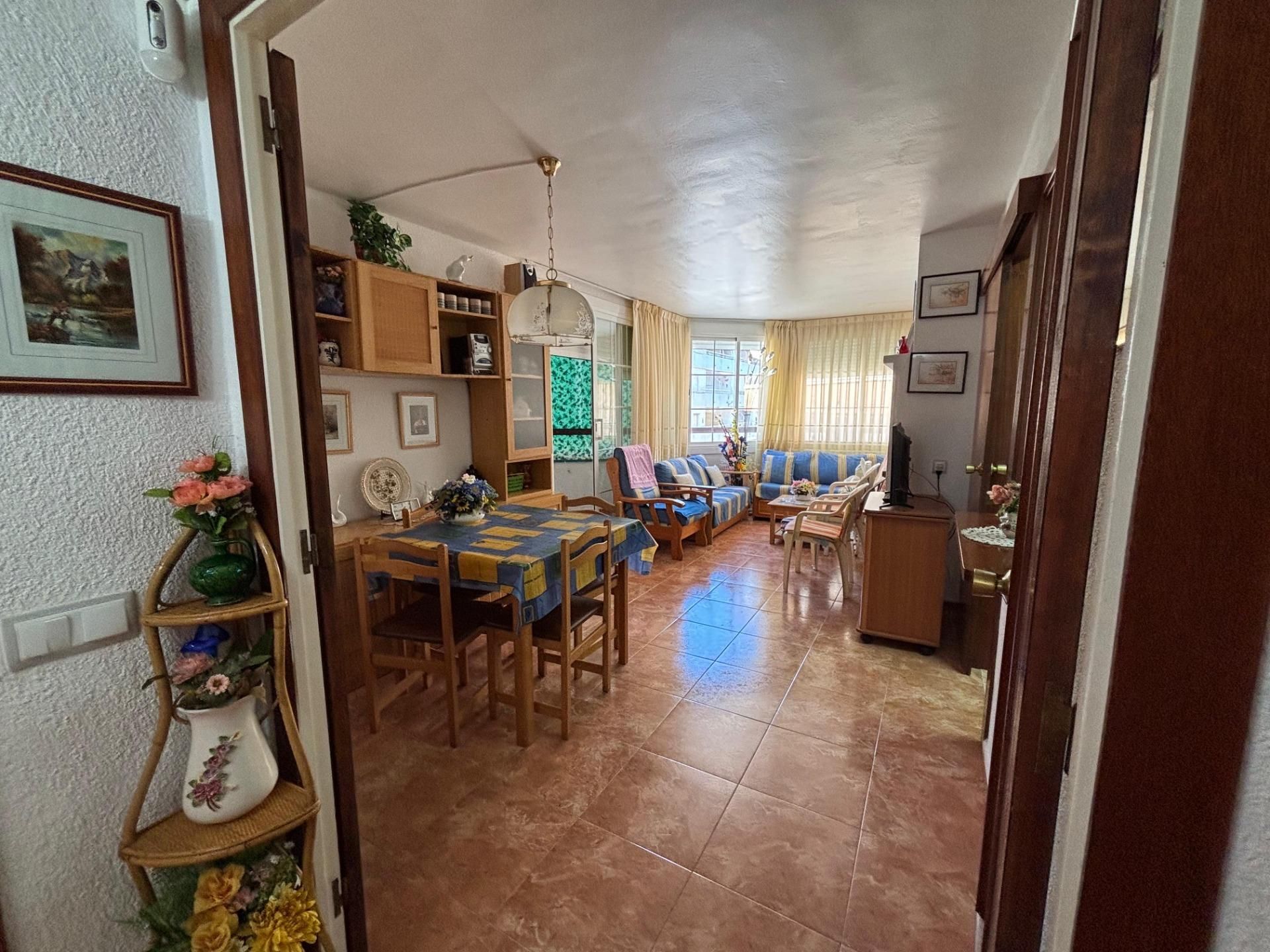 Living room of Flat for sale in Pineda de Mar  with Terrace, Storage room and Balcony