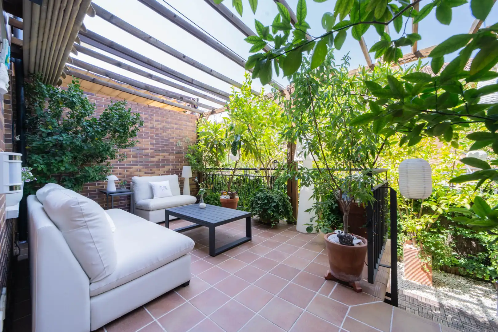 Terrassa de Casa o xalet en venda en Boadilla del Monte amb Aire condicionat, Calefacció i Jardí privat