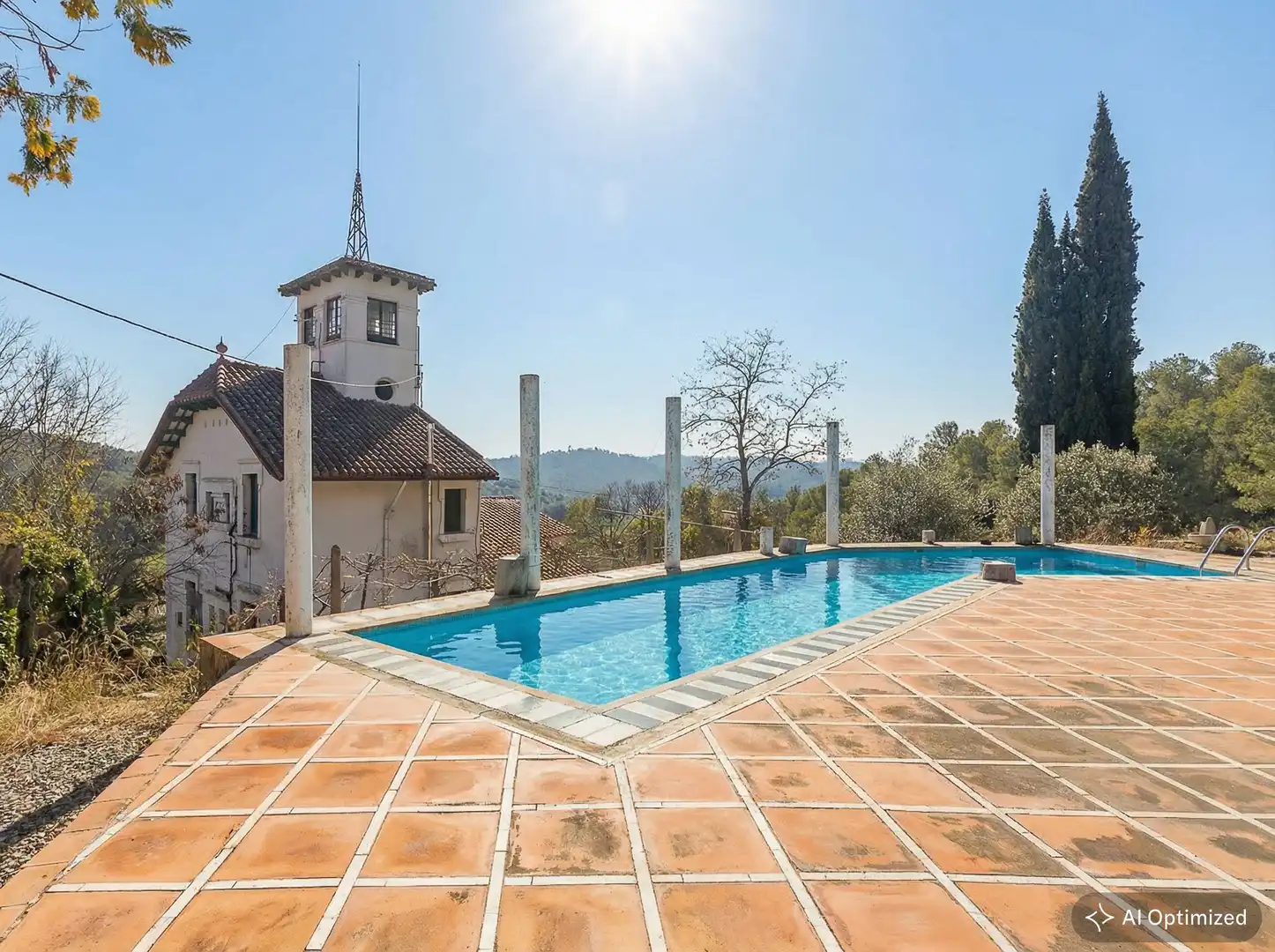 Piscina de Casa o chalet en venta en Viladecavalls con Aire acondicionado, Calefacción y Jardín privado