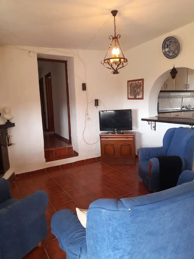 Sala de estar de Finca rústica en venta en Frigiliana con Calefacción, Jardín privado y Terraza