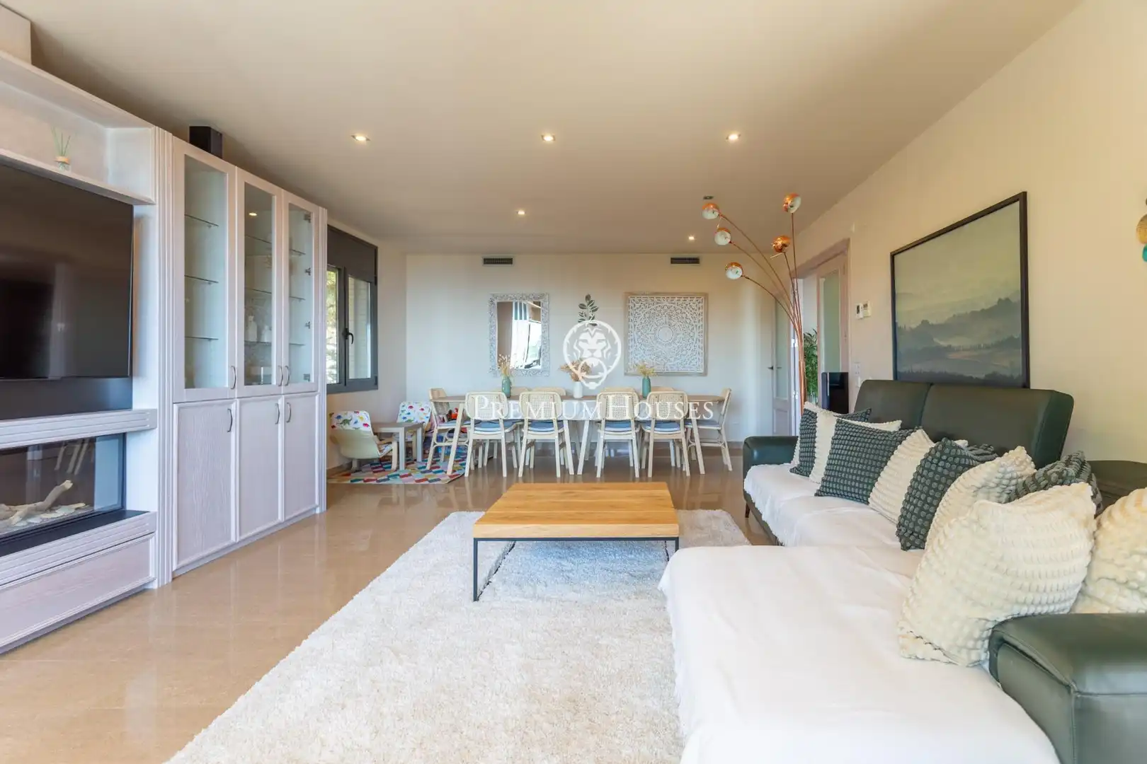 Sala de estar de Casa o chalet en venta en Premià de Dalt con Aire acondicionado, Calefacción y Jardín privado