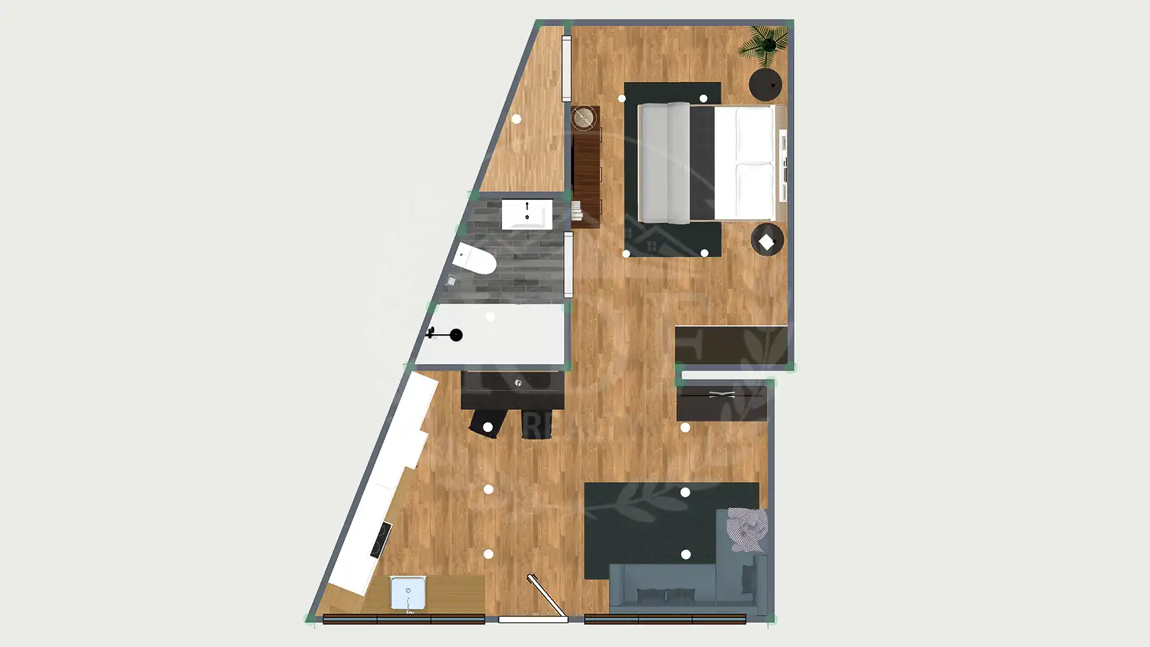 Estudio en venta en Calle Prosperidad, Salamanca - Uruguay
