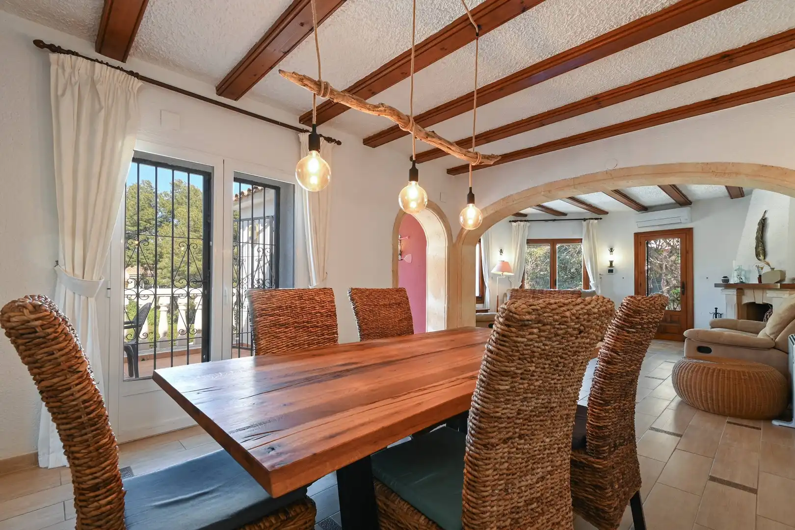 Dining room of Houses for sale in Jávea / Xàbia  with Air Conditioner, Private garden and Terrace