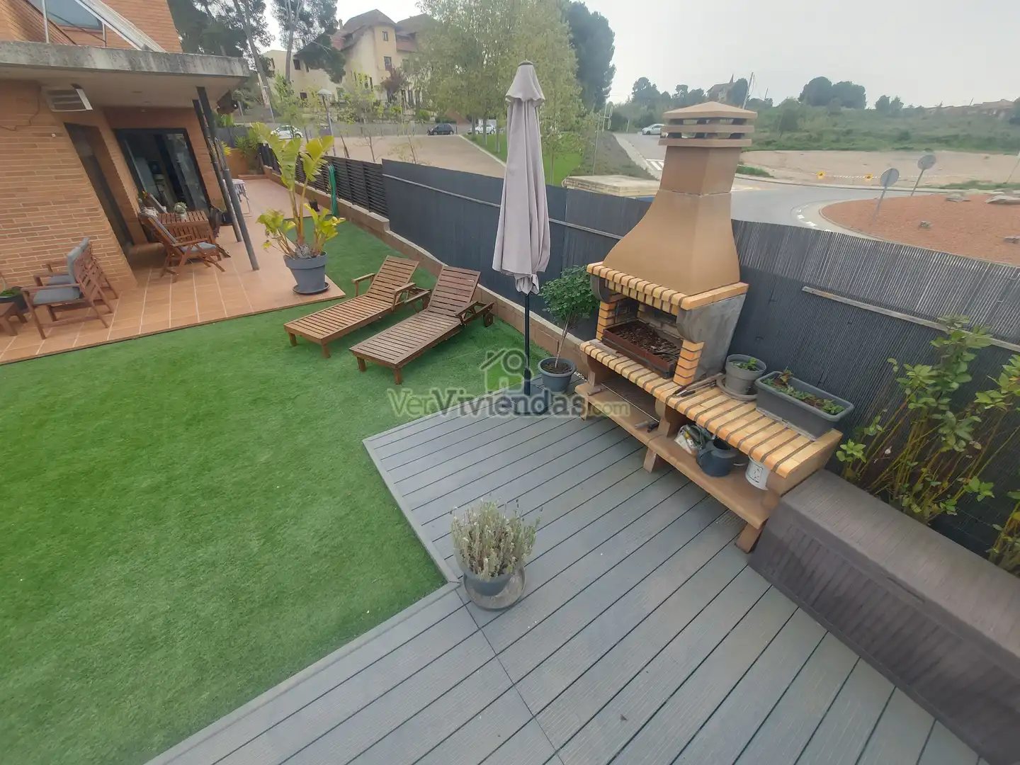 Terrassa de Casa o xalet en venda en Piera amb Aire condicionat, Calefacció i Jardí privat