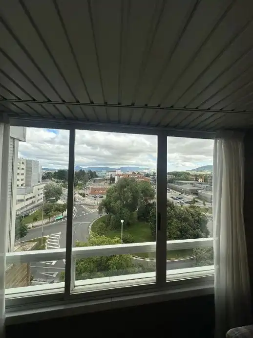 Vista exterior de Piso de alquiler en  Pamplona / Iruña con Calefacción, Parquet y Terraza