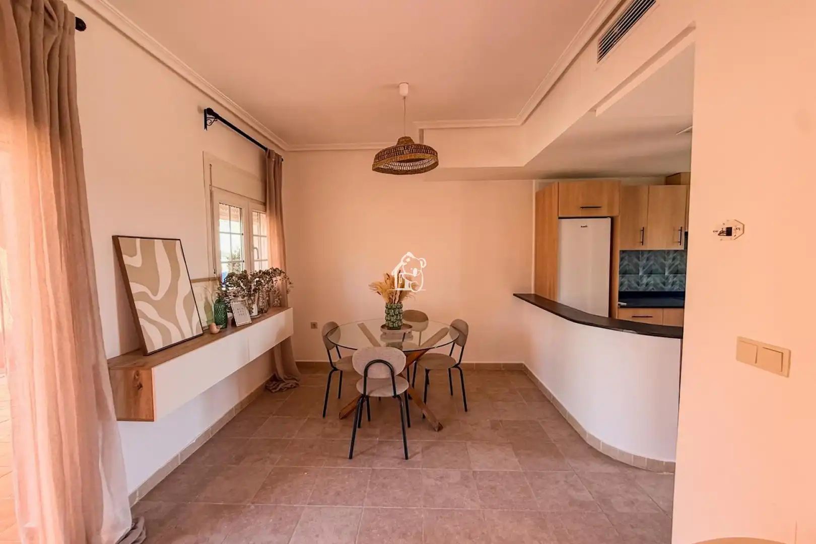 Comedor de Casa adosada de alquiler en Murcia con Aire acondicionado, Terraza y Piscina
